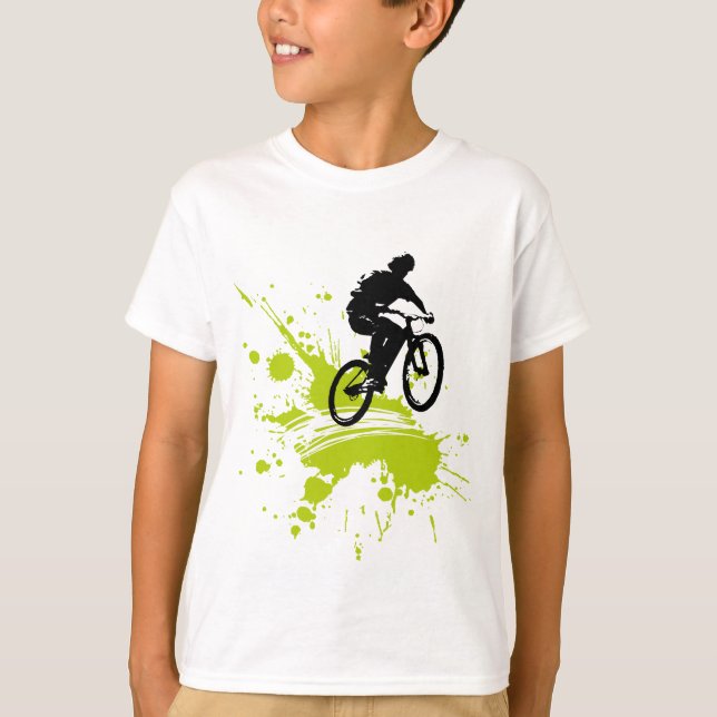 T-shirt Eu amo Biking (Frente)