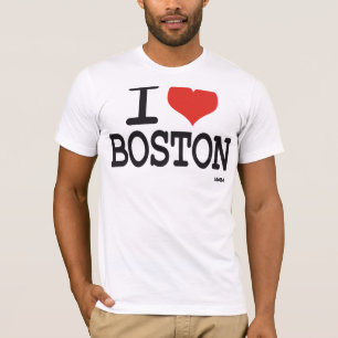 T-shirt Eu amo Boston