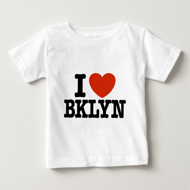 T-shirt Eu Amo Brooklyn (Frente)