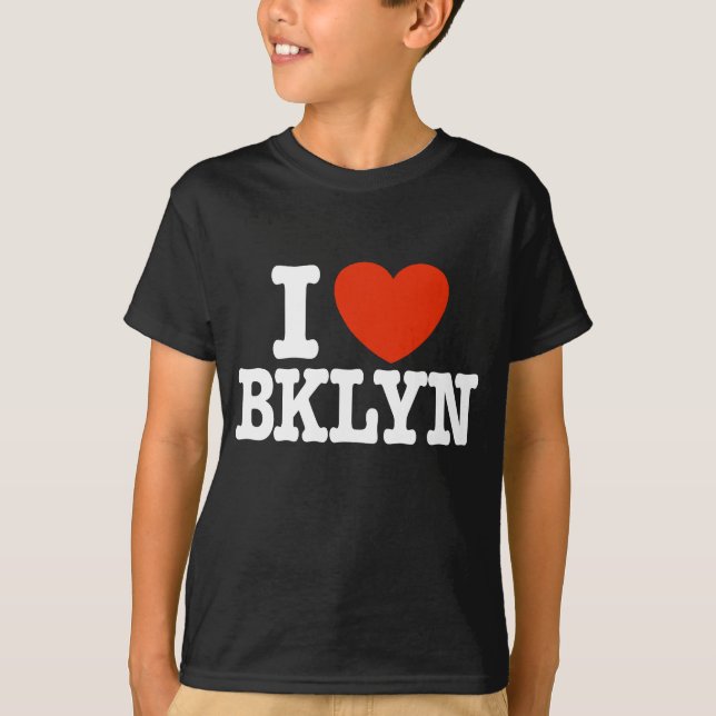 T-shirt Eu Amo Brooklyn (Frente)