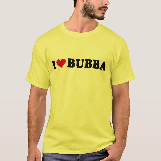 T-SHIRT EU AMO BUBBA (Frente)