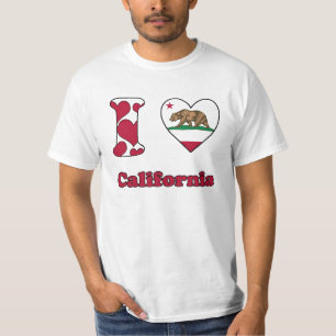 T-shirt Eu amo Califórnia