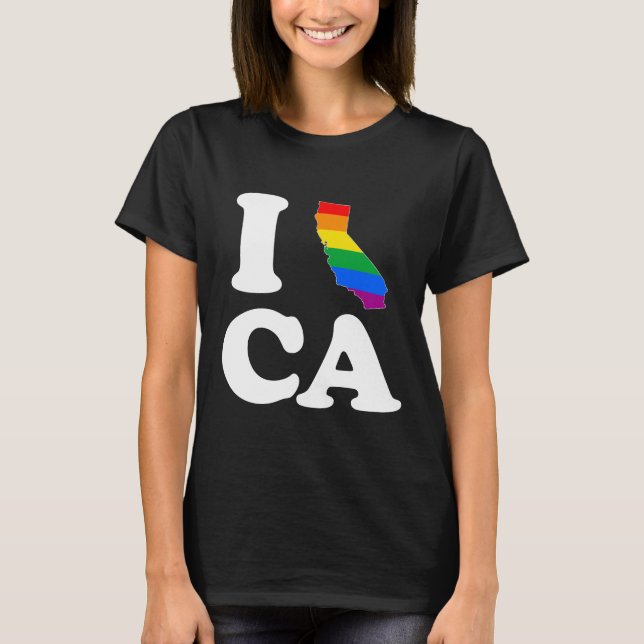 T-SHIRT EU AMO CALIFÓRNIA ALEGRE - BRANCO - .PNG (Frente)