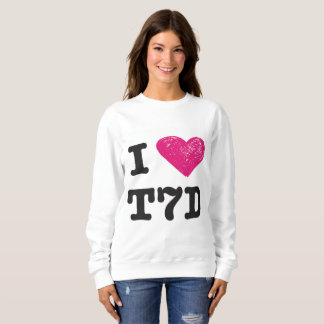 T-shirt "Eu amo camisola de T7d"