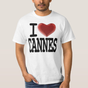 T-shirt Eu amo CANNES