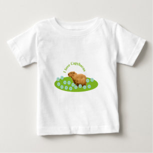 T-shirt Eu amo Capybaras