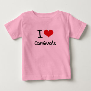 T-shirt Eu amo carnavais