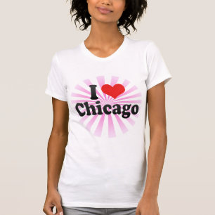 T-shirt Eu amo Chicago