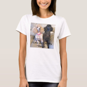 T-shirt Eu amo coisas peluches macias