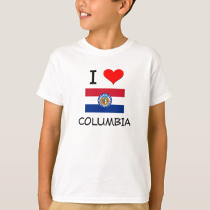 T-shirt Eu amo Colômbia Missouri