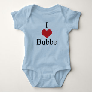 T-shirt Eu amo (coração) Bubbe