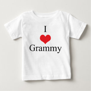 T-shirt Eu amo (coração) Grammy