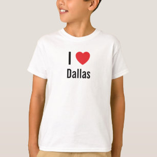 T-shirt Eu amo Dallas