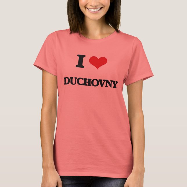 T-shirt Eu Amo Duchovny (Frente)