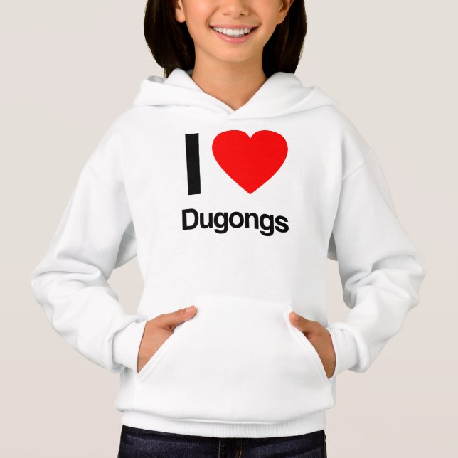 T-shirt eu amo dugongs (Frente)