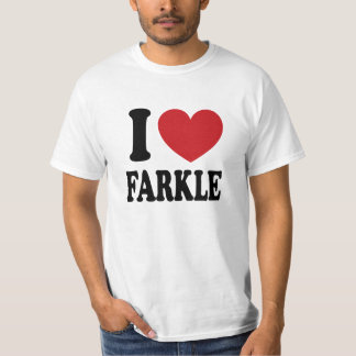 T-shirt Eu amo Farkle