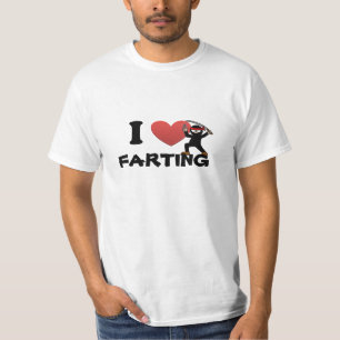 T-shirt Eu amo Farting