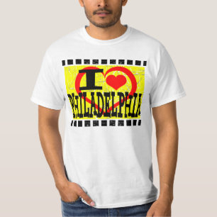 T-shirt Eu amo Filadélfia