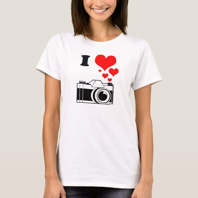 T-SHIRT EU AMO FOTOGRAFIA (Frente)