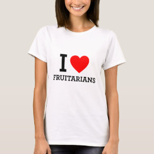 T-shirt Eu amo Fruitarians