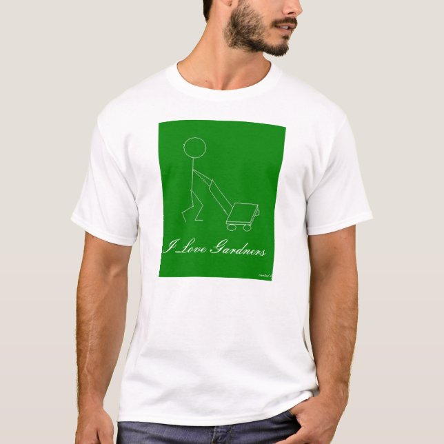 T-shirt Eu amo Gardners (Frente)