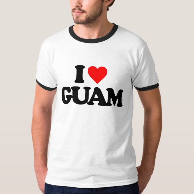 T-SHIRT EU AMO GUAM (Frente)