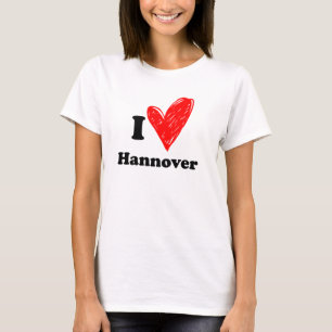 T-shirt Eu amo Hannover