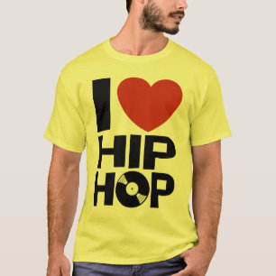 T-shirt Eu amo Hip Hop
