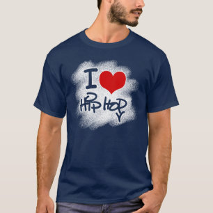 T-shirt Eu amo Hip Hop