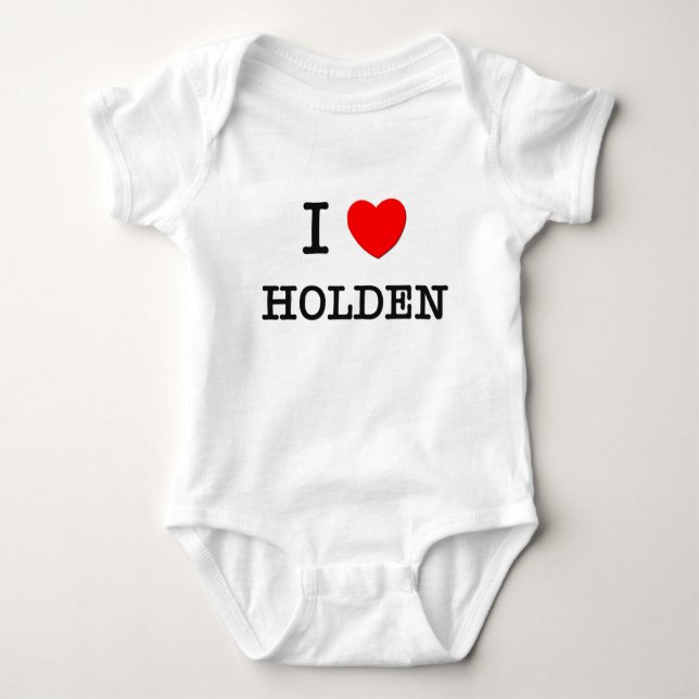 T-shirt Eu amo Holden (Frente)