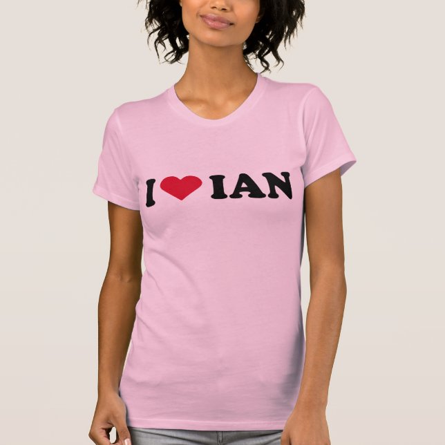 T-SHIRT EU AMO IAN (Frente)