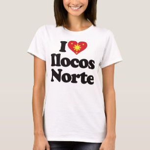 T-shirt Eu amo Ilocos Norte