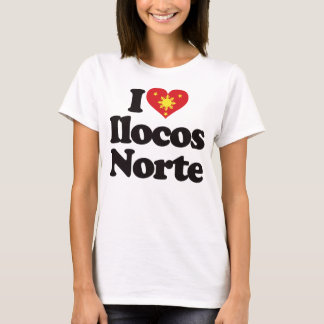 T-shirt Eu amo Ilocos Norte