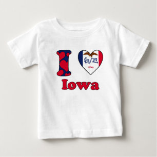 T-shirt Eu amo Iowa