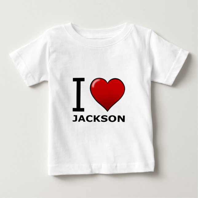 T-SHIRT EU AMO JACKSON, MS - MISSISSIPPI (Frente)