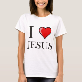T-shirt Eu amo Jesus