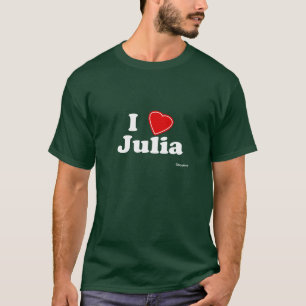 T-shirt Eu amo Julia