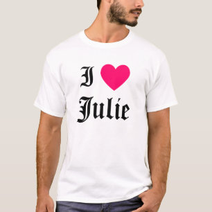 T-shirt Eu Amo Julie