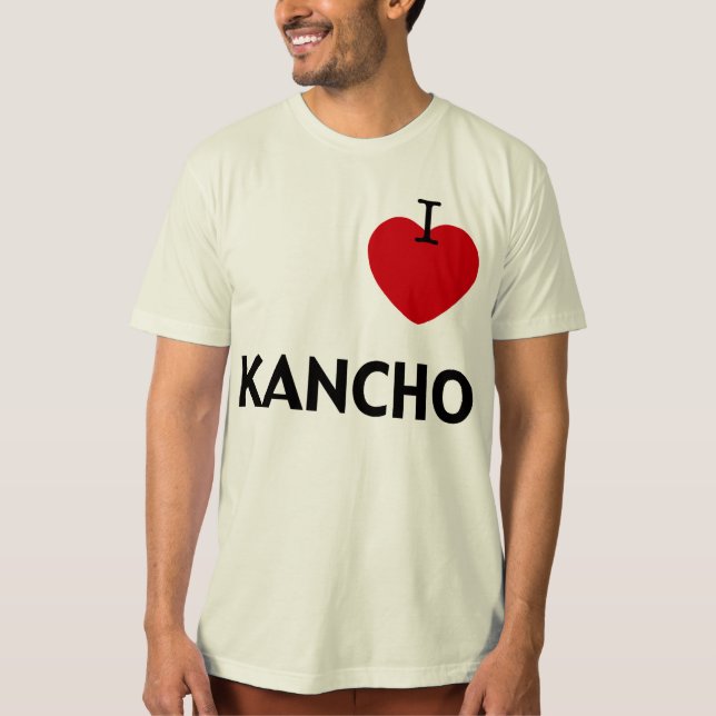 T-shirt Eu amo Kancho (Frente)