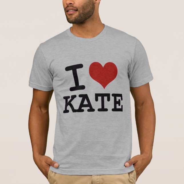 T-SHIRT EU AMO KATE (Frente)