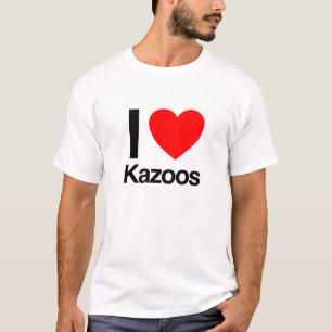 T-shirt eu amo kazoos