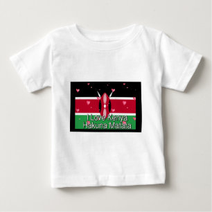T-shirt Eu Amo! Kenya Hakuna Matata