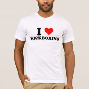T-shirt Eu amo Kickboxing