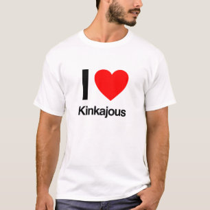 T-shirt eu amo kinkajous