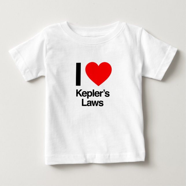 T-shirt eu amo leis keplers (Frente)