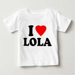 T-shirt Eu amo Lola