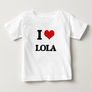 T-shirt Eu amo Lola