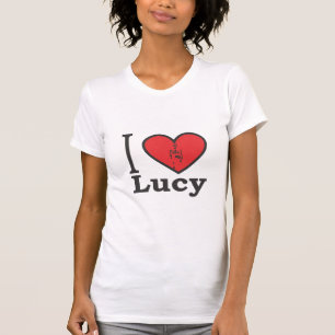 T-shirt Eu amo Lucy