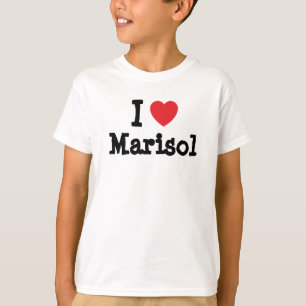 T-shirt Eu amo Marisol Heart-Shirt