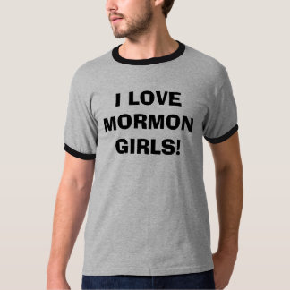 T-SHIRT EU AMO MENINAS DO MORMON!